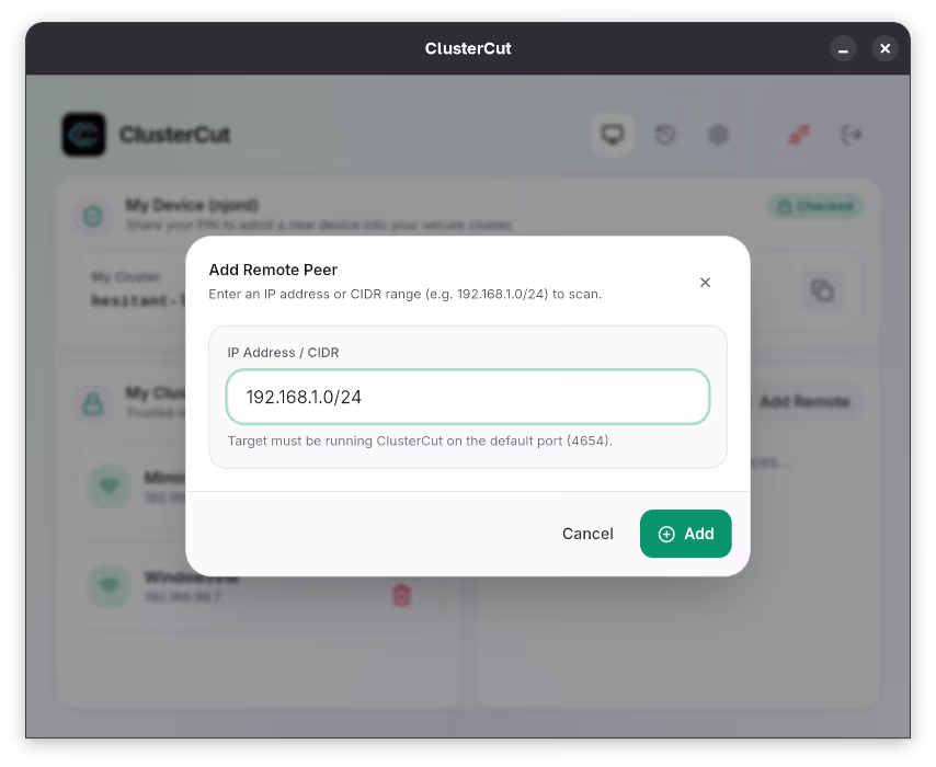 Remote connections (VPN/Web)