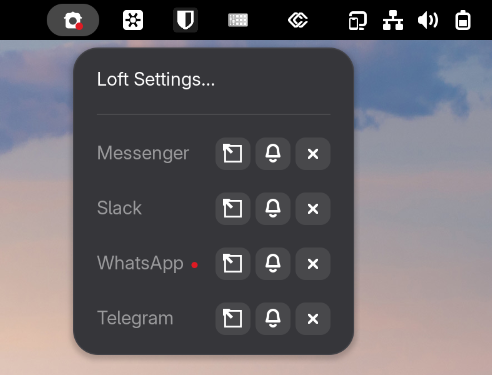 Unified app icons in GNOME Shell